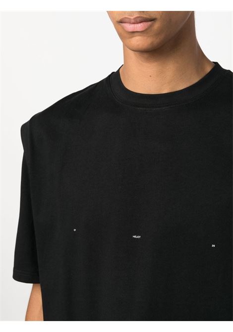 T-shirt Outline con Logo in nero Heliot Emil - uomo HELIOT EMIL | HEM09089BLK01